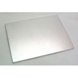 Cake Boards 12mm Drum Oblong Silver 18x14inch