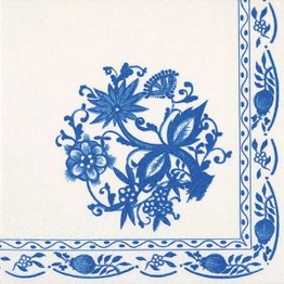 Tiflair Zwiebelmuster Blue and White China Lunch Napkins 3 ply