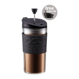Bodum Travel Press Coffee Maker Mug 0.35ltr Black
