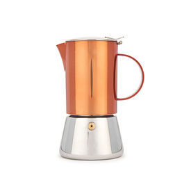 La Cafetière Copper Stovetop 4 Cup Espresso Maker